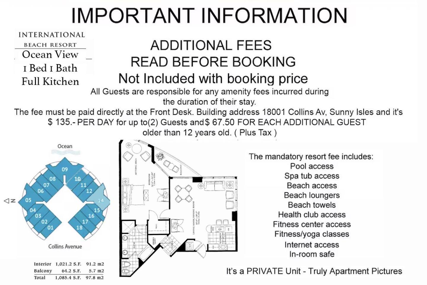 Hotel International Beach Tump Resort Ocean View 1100 Sf 1 Bed 1Bth Privately Owned Sunny Isles 마이애미 비치 외부 사진